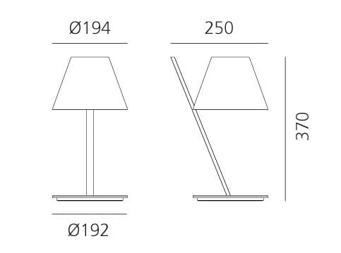 Светодиодная настольная лампа из поликарбоната Artemide La Petite ARCH-00076661 - Вид №3