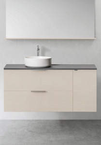 1390529 Шкаф Для Умывальника Форма 900 М Нажатие Бокового Модуля 30 ... Hafa Ясень