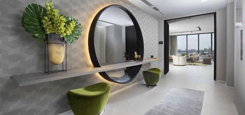 MORADA Деревянное зеркало с полкой Rondo Rondo mirco - Вид №2