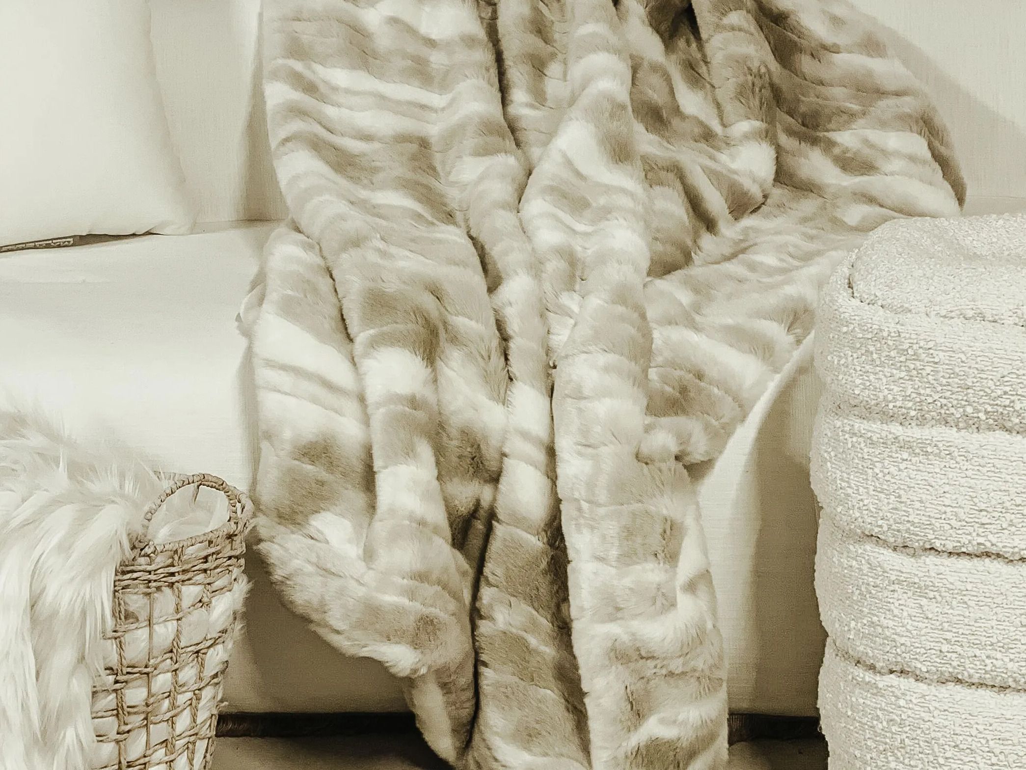 Плед из искусственного меха MX HOME Megeve ARCH-00028945 - Вид №3