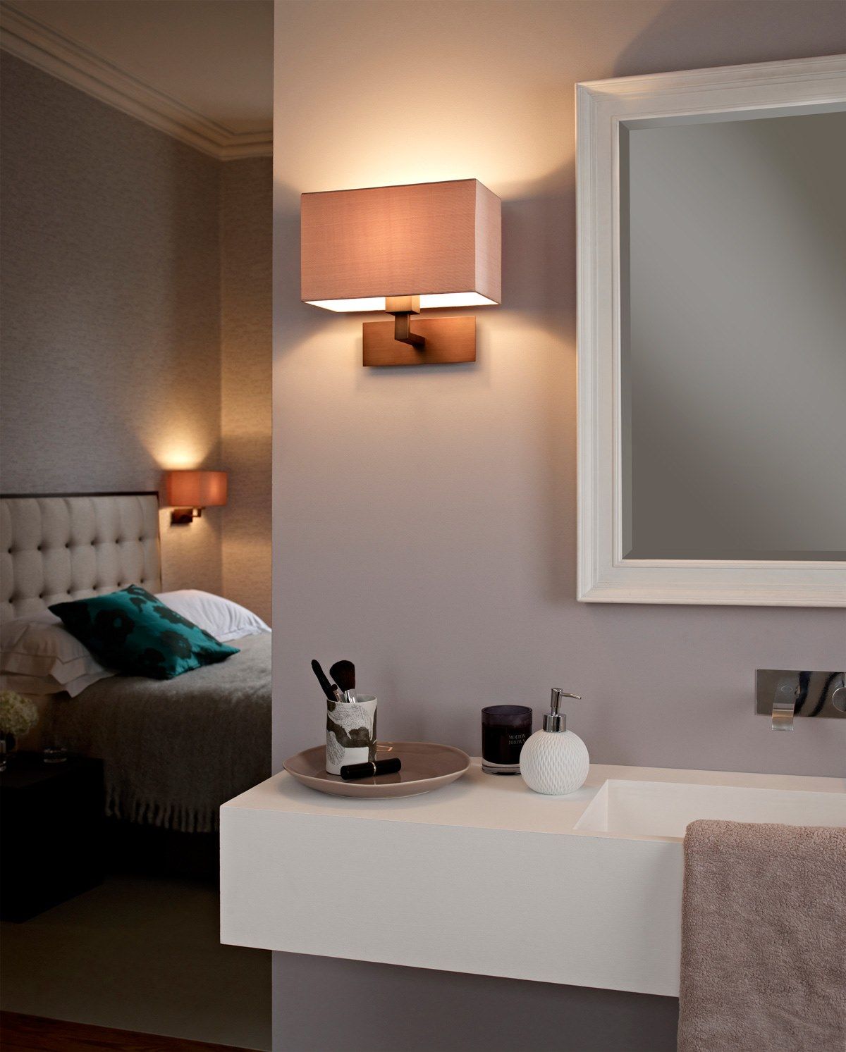 Настенный светильник из стали и ткани Astro Lighting Park Lane ARCH-00110324 - Вид №1