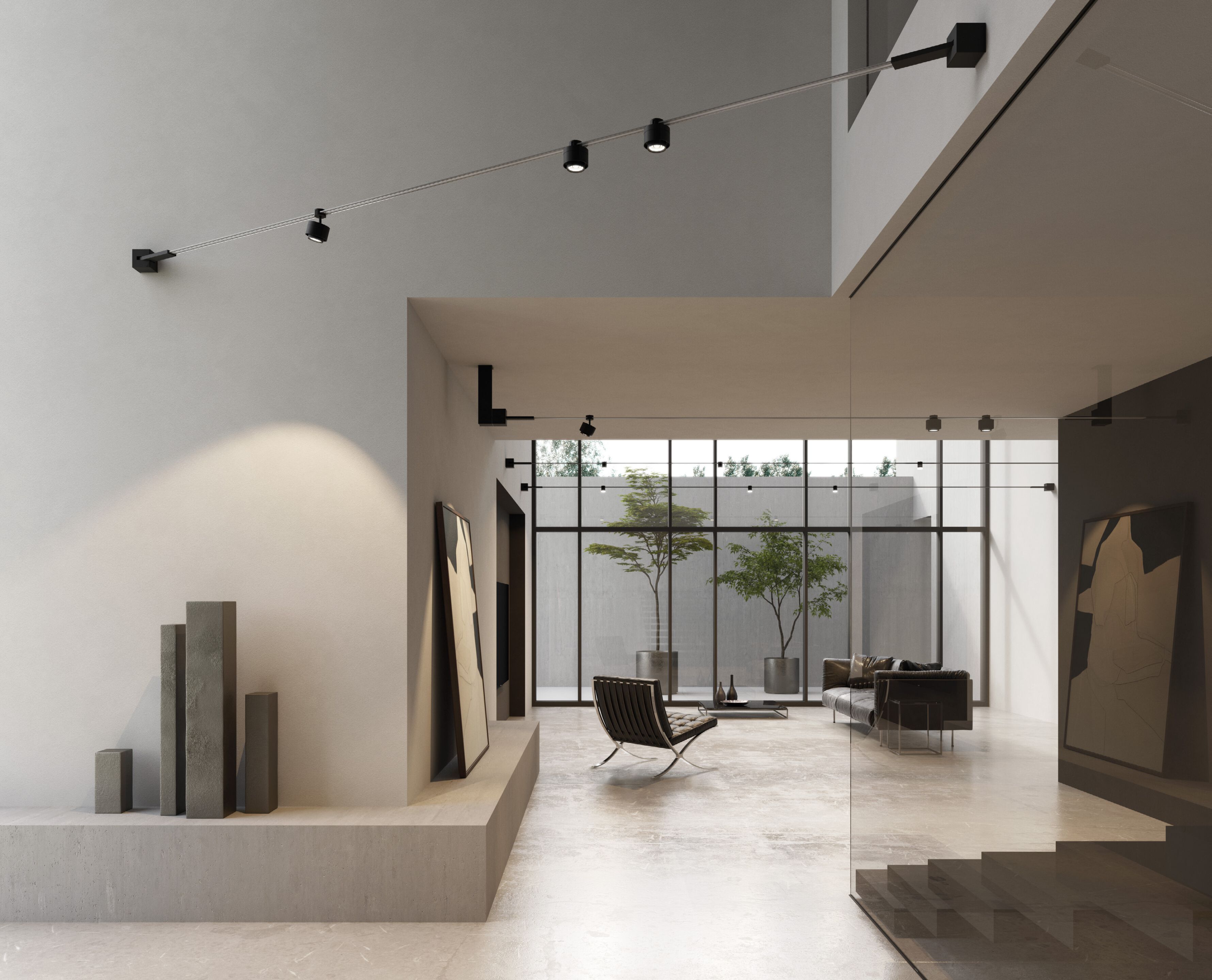 Светодиодное фиксированное пятно для освещения на алюминиевых кабелях Letroh LEVEL ARCH-00057222 - Вид №3