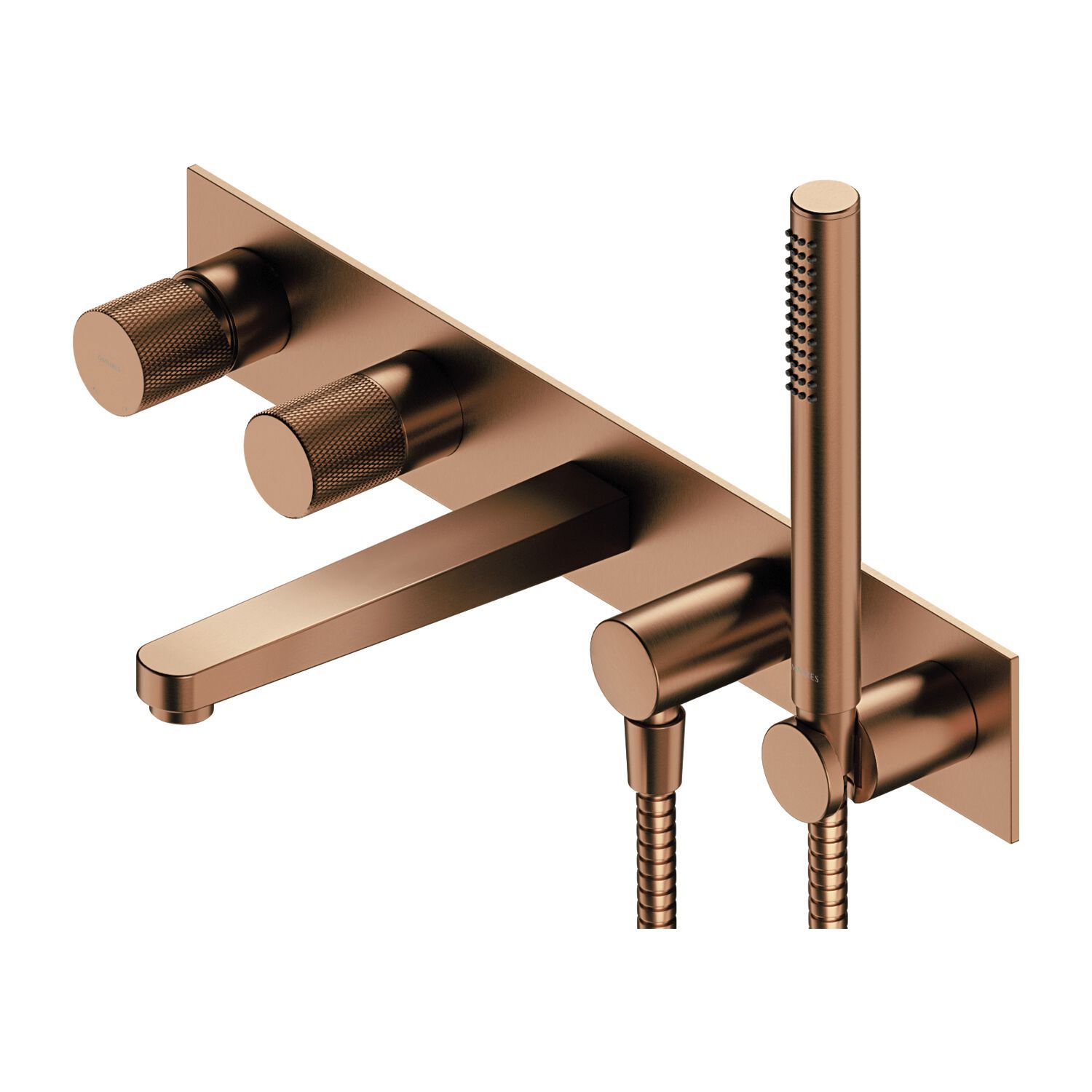 Встраиваемый смеситель для ванны с 5 отверстиями и ручным душем OMNIRES Contour ARCH-00055375 - Вид №1