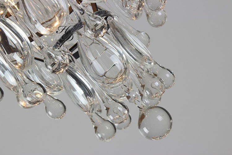 Люстра стеклянная 49,5х46 см бронзовая Clarissa KG0758P-5 DELIGHT COLLECTION ДИЗАЙНЕРСКИЕ 00-3883067 Бронза;прозрачный  - Вид №2