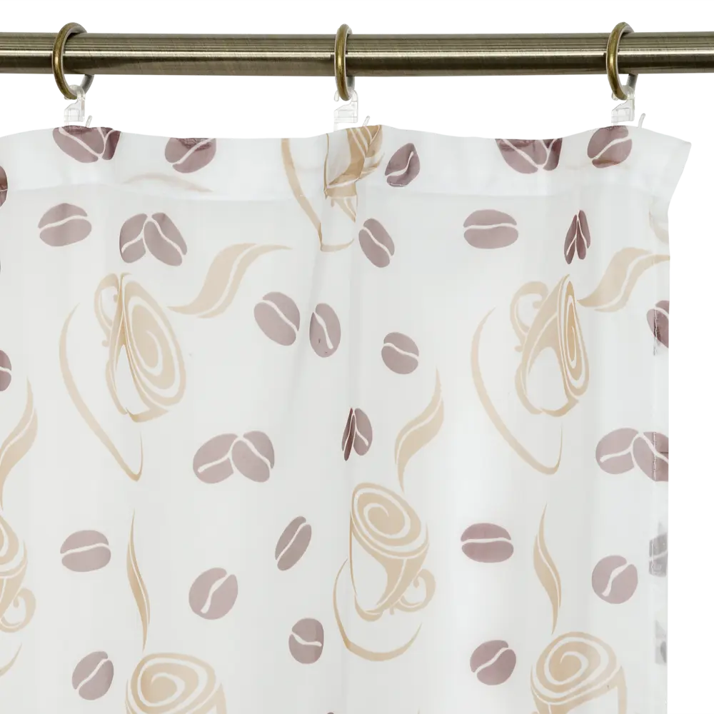 Тюль на ленте «Кофейные зёрна» 250х180 см цвет кофейный WITERRA STLM-2009352 - Вид №4