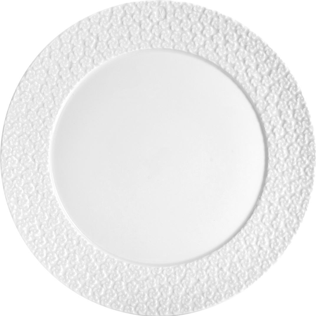 10637971 Meissen Тарелка подстановочная Meissen "Королевский цвет" 33см (форма No 41) Фарфор 