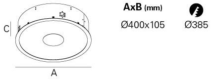 INDELAGUE | ROXO Lighting Встраиваемый потолочный светильник Muser sun-id-1400148 - Вид №2