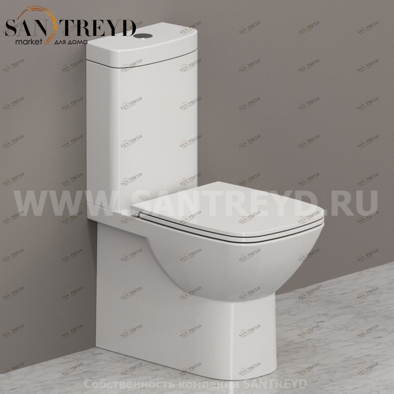DA022BI Компакт унитаз с бачком Белый Ceramica Globo DAILY Италия