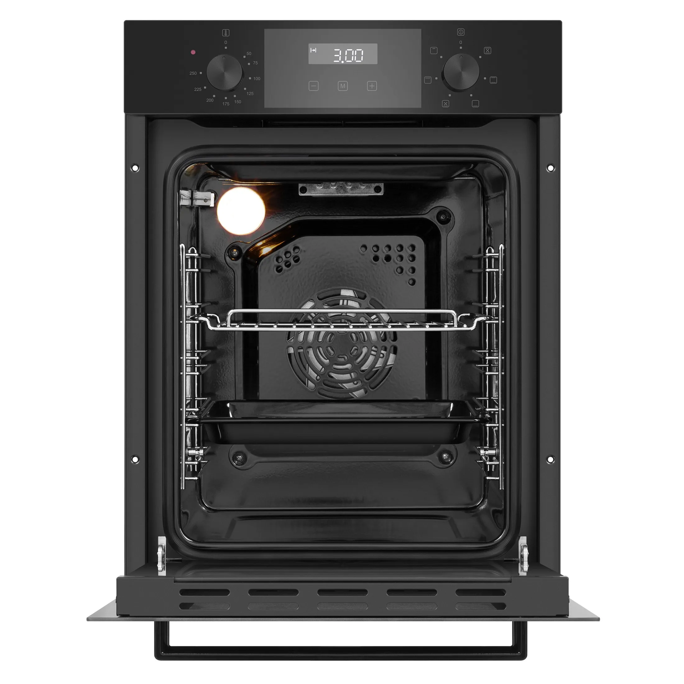 9168811 Электрический духовой шкаф Meferi MEO456BK POWER черный STDN-0107906 - Вид №3