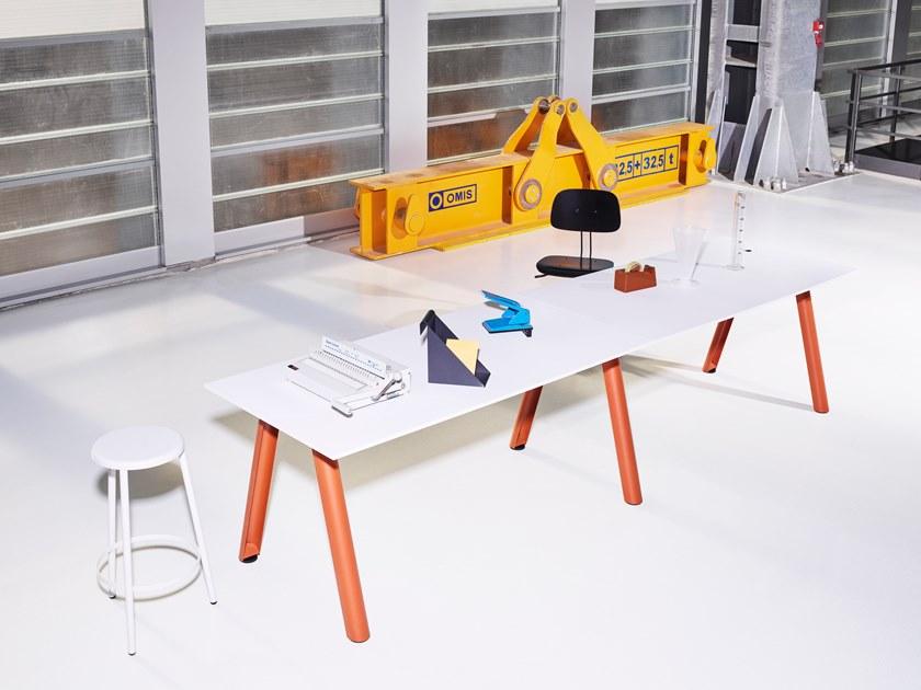 Manerba Рабочий стол с системой управления кабелями Apollo sun-id-1484950 - Вид №2