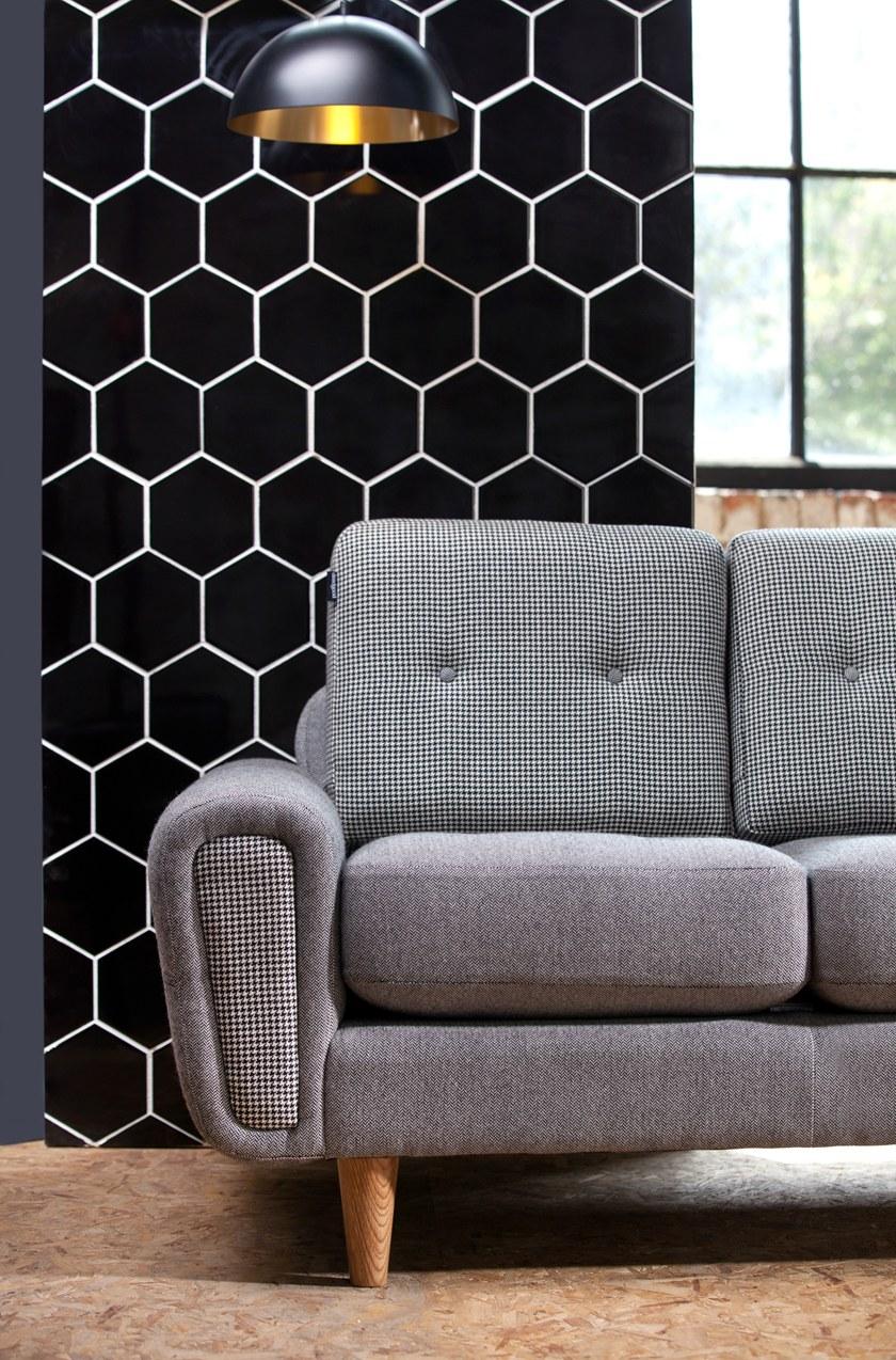 Deadgood Стеганый диван из 2-местной ткани Harvey Hs2 - Вид №5