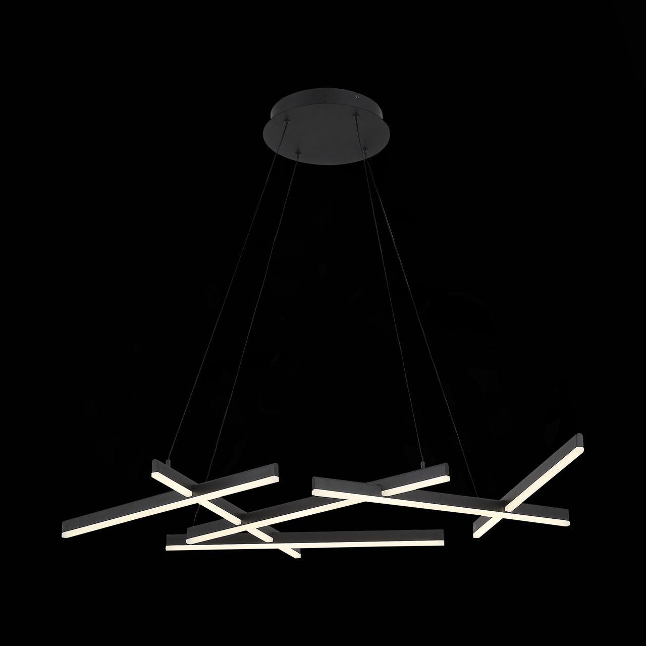 Подвесной светодиодный светильник ST Luce Basoni SL394.413.06 ST LUCE ДИЗАЙНЕРСКИЕ, BASONI 276137 Черный  - Вид №3