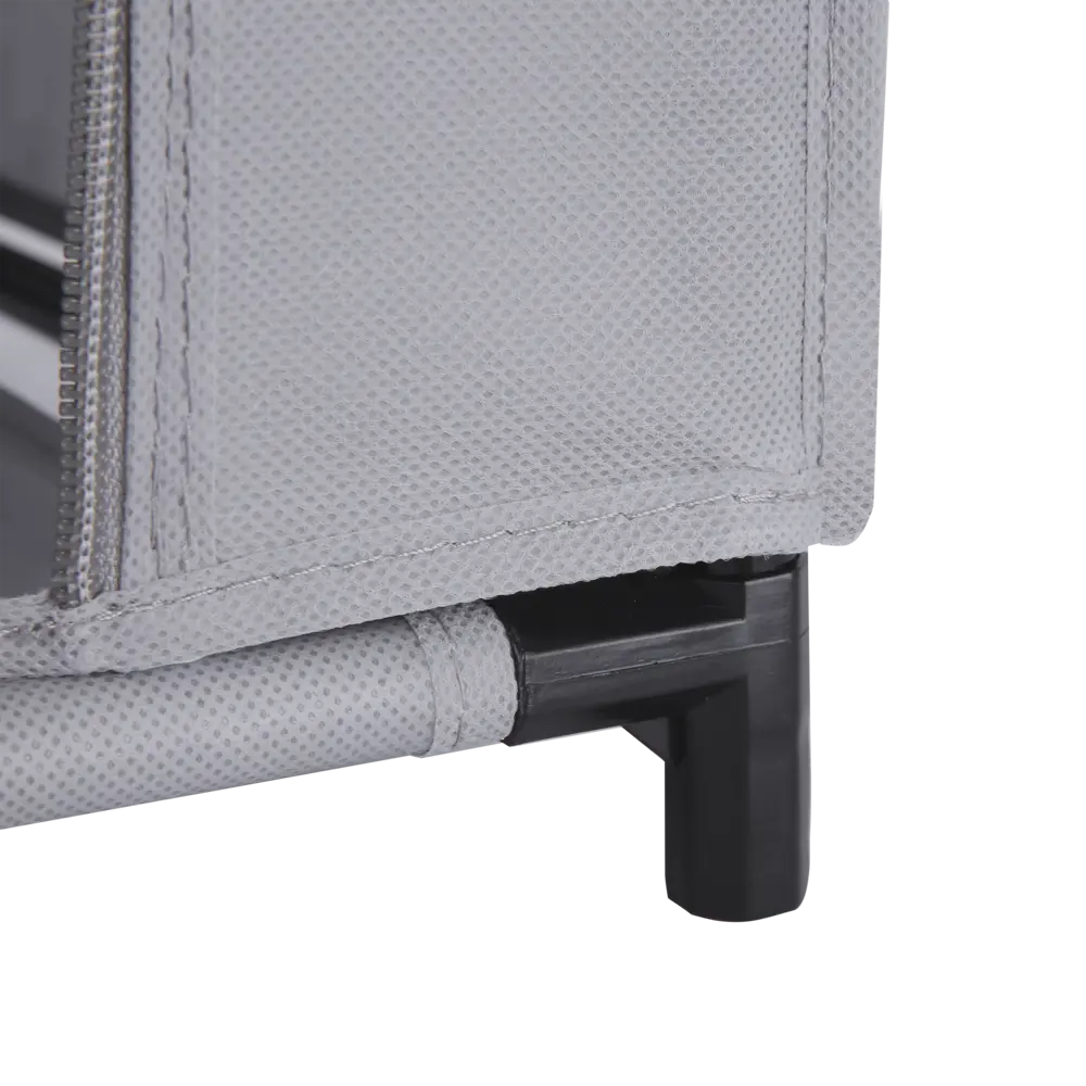 Стеллаж Spaceo для обуви с чехлом - 5 полок, серый 82762252 Стеллаж с чехлом STLM-0035666 - Вид №2