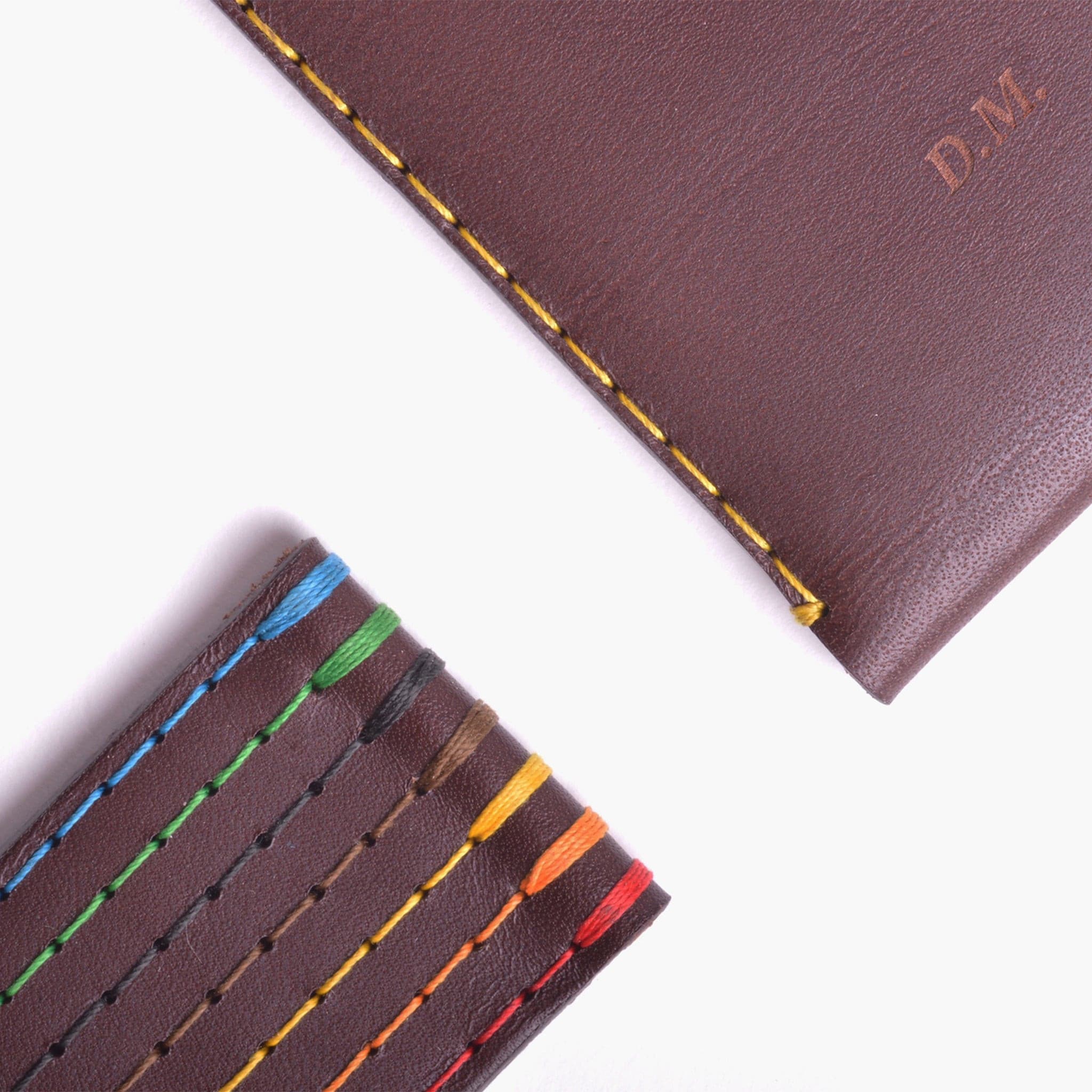 W109-CHES Кожаный чехол для ручки/карандаша - каштановый Wingback  - Вид №4