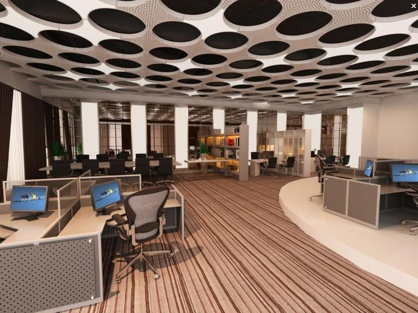 Подвесная акустическая панель / подвесной светильник Acoustiche Santreyd sun-id-1505474 - Вид №1