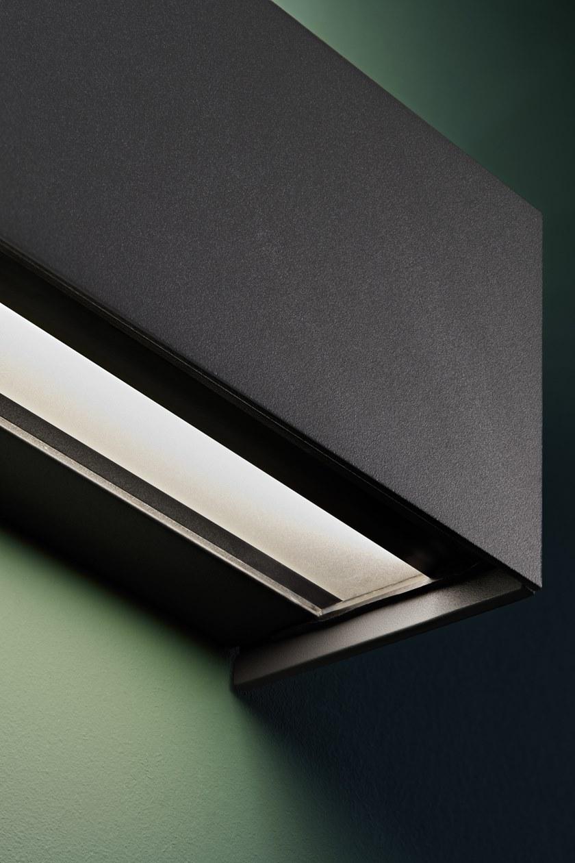 LEDS C4 Настенный светодиодный светильник для улицы с прямым и отраженным светом из алюминия sun-id-1366556 - Вид №3