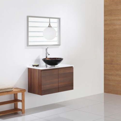 GV-695-19mm Накладная раковина на столешницу  прямоугольная Krausru  - Вид №10