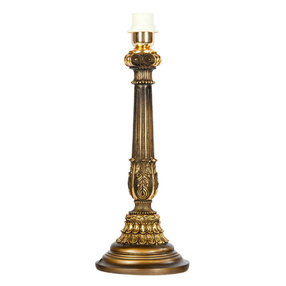 32022,34051 Настольная лампа Колонна Испанская Бронза Маргарита Фиолет BOGACHO 4627138210994, 4627138151679 - Вид №2