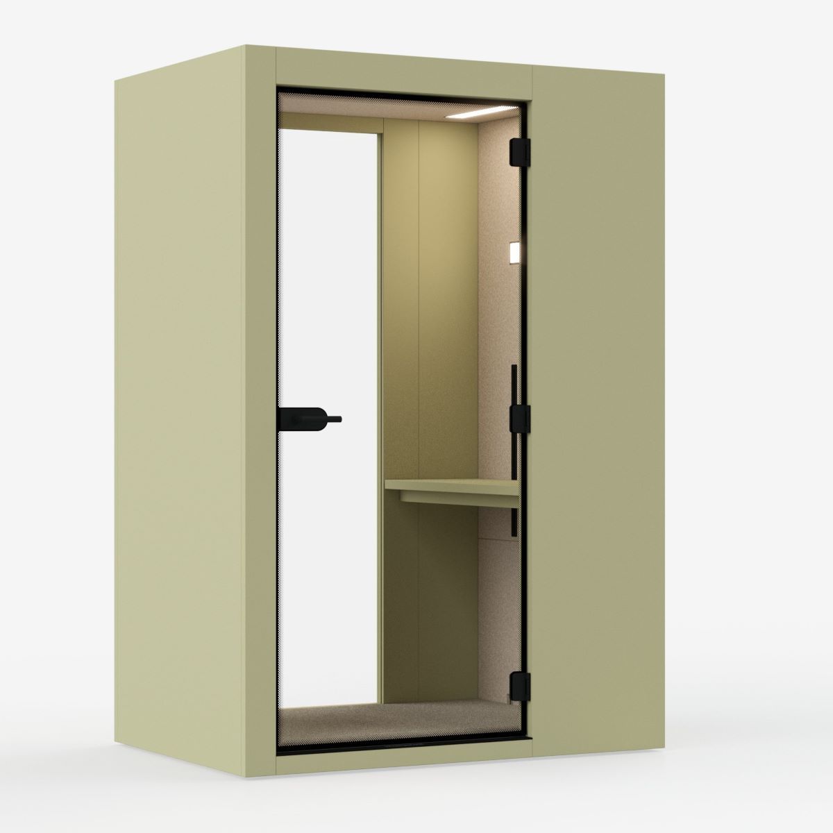 Одноместная акустическая офисная кабина со встроенным освещением Vetrospace ARCH-00090755 - Вид №25