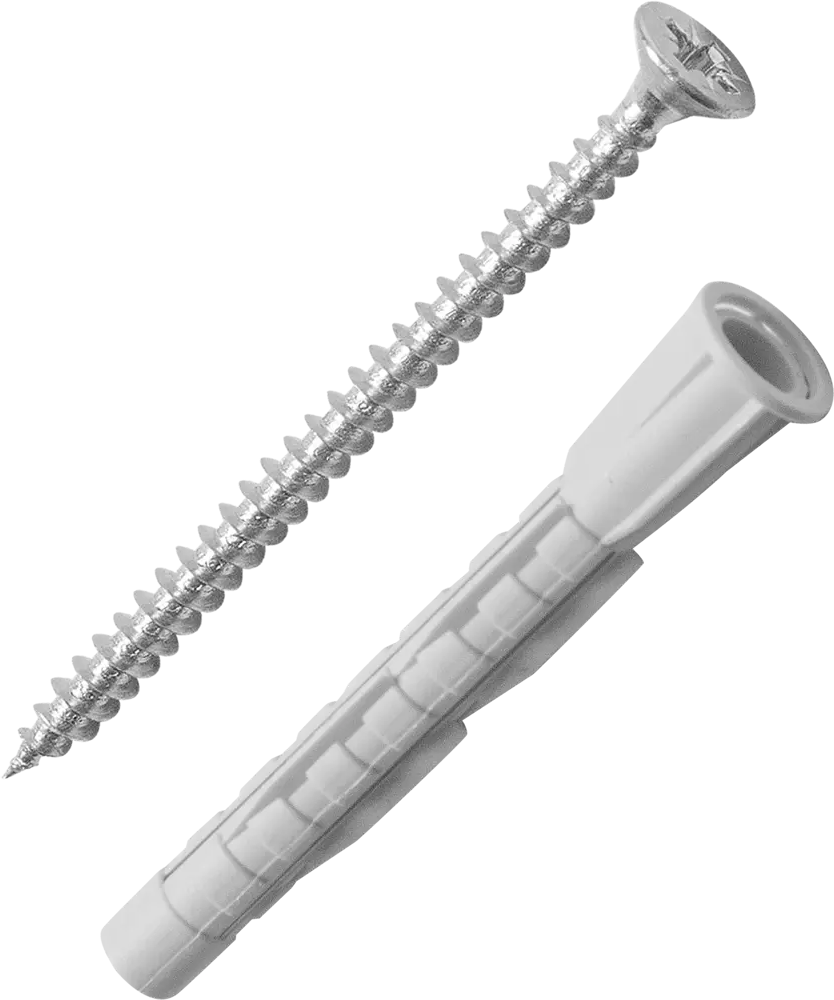 Дюбель потайной STANDERS PDU N 6×50 мм с шурупом 4×60 мм, 50 шт 83387794