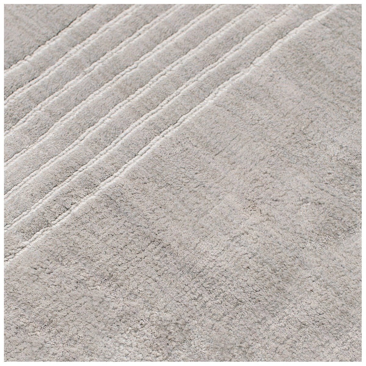 Ковер прямоугольный серебристый 300х200 см Canyon Silver CARPETDECOR ДИЗАЙНЕРСКИЕ, STONE, ДЕТСКИЕ 00-3893178 Серебро  - Вид №2