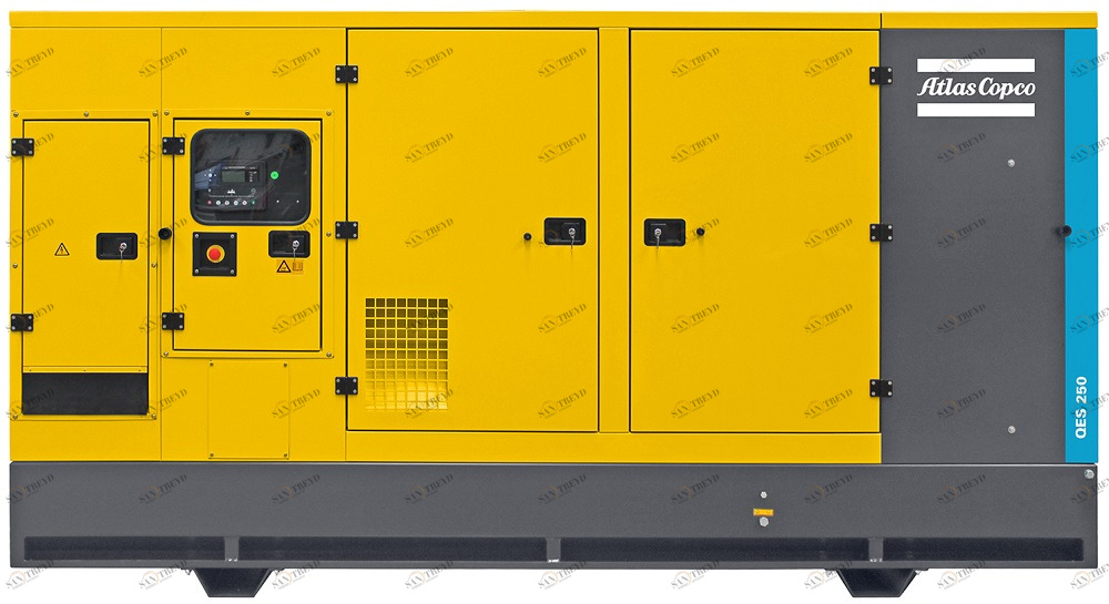 Генератор дизельный Atlas Copco QES 250 в кожухе sun-id-1033916