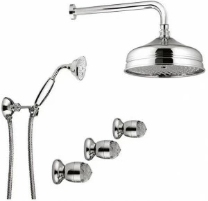 Rubinetteria Giulini Душевой набор с лейкой Persia crystal - persia F3815w2ks/s