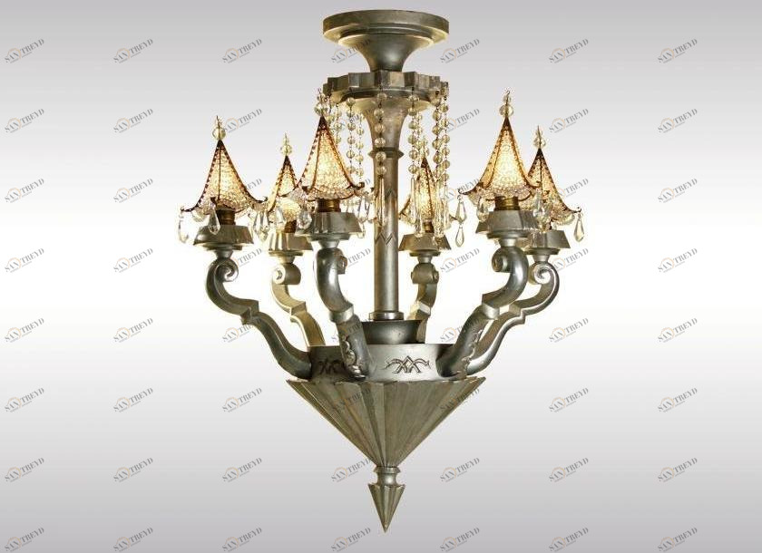Woka Lamps Vienna Люстра из дерева в классическом стиле sun-id-1452035