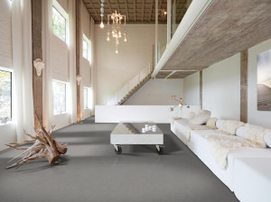 Противоскользящий виниловый пол с эффектом цемента