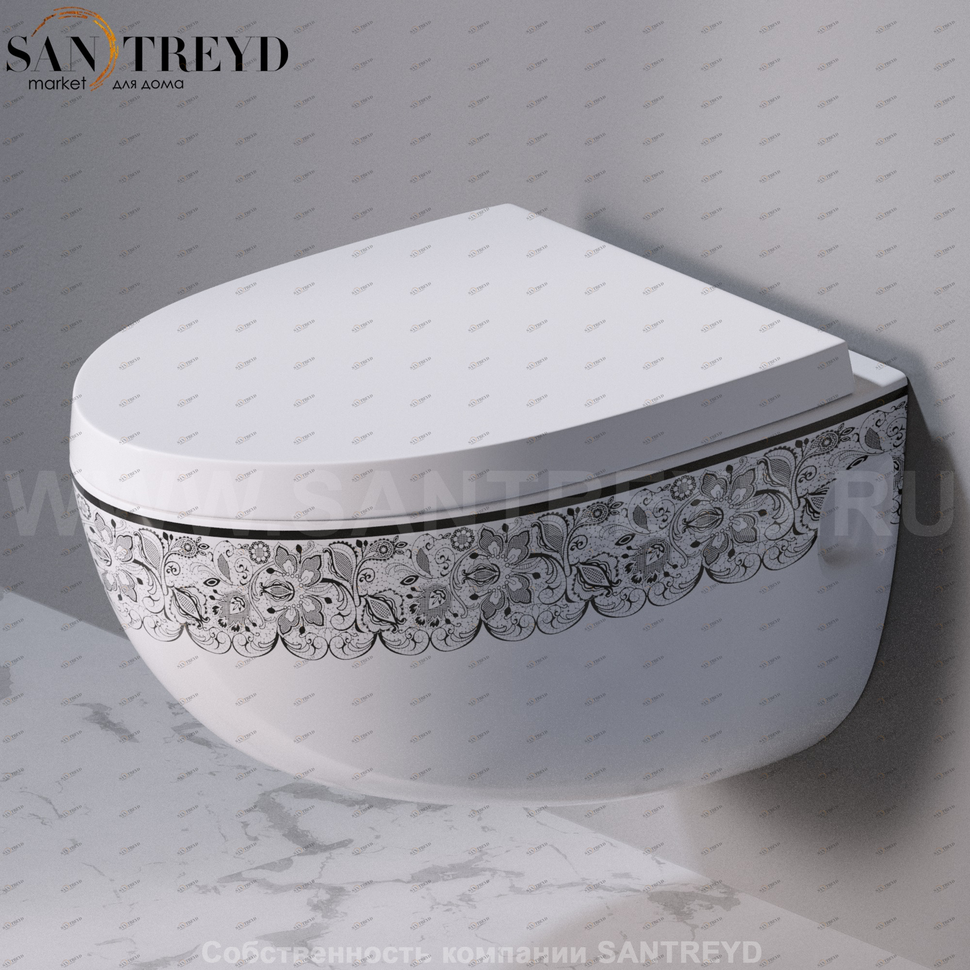 S511460 Подвесной унитаз настенный Белый A. e T. Italia OVAL Италия AeT ITALIA