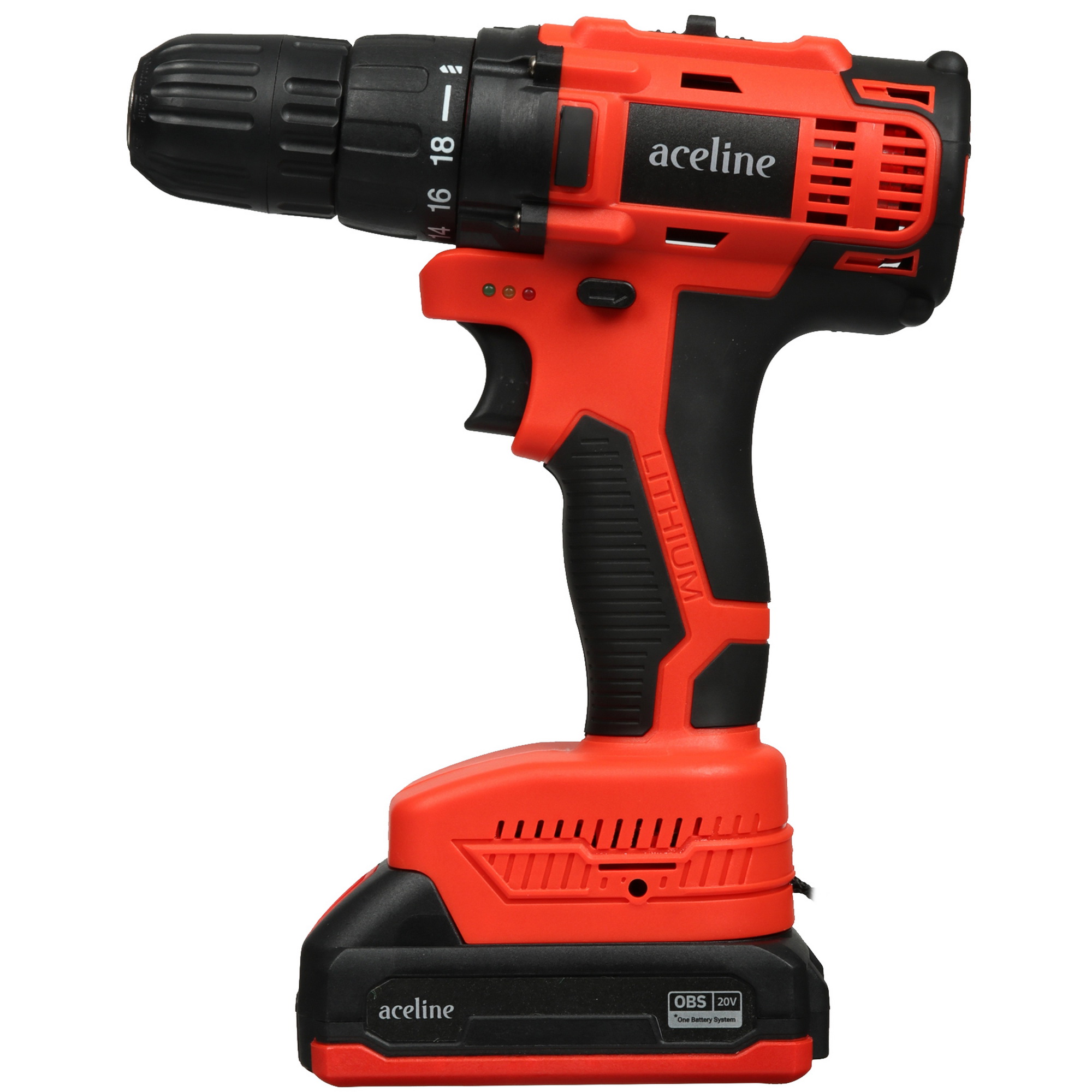 Дрель-шуруповерт Aceline OBS ASB215-35 OBS 20V 9070352 STDN-0146352