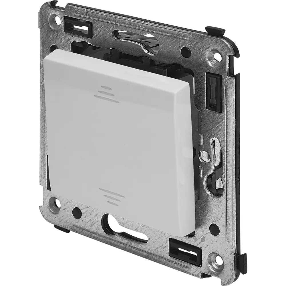 Инвертор встраиваемый DKC Avanti 1 клавиша цвет белое облако STLM-2167658