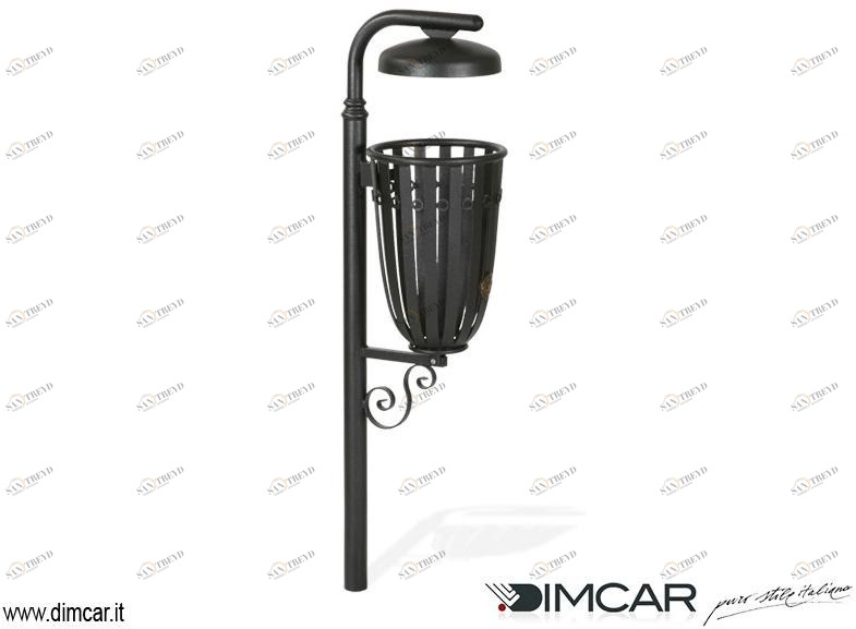 DIMCAR Подземный металлический контейнер с крышкой Elite 207-bis