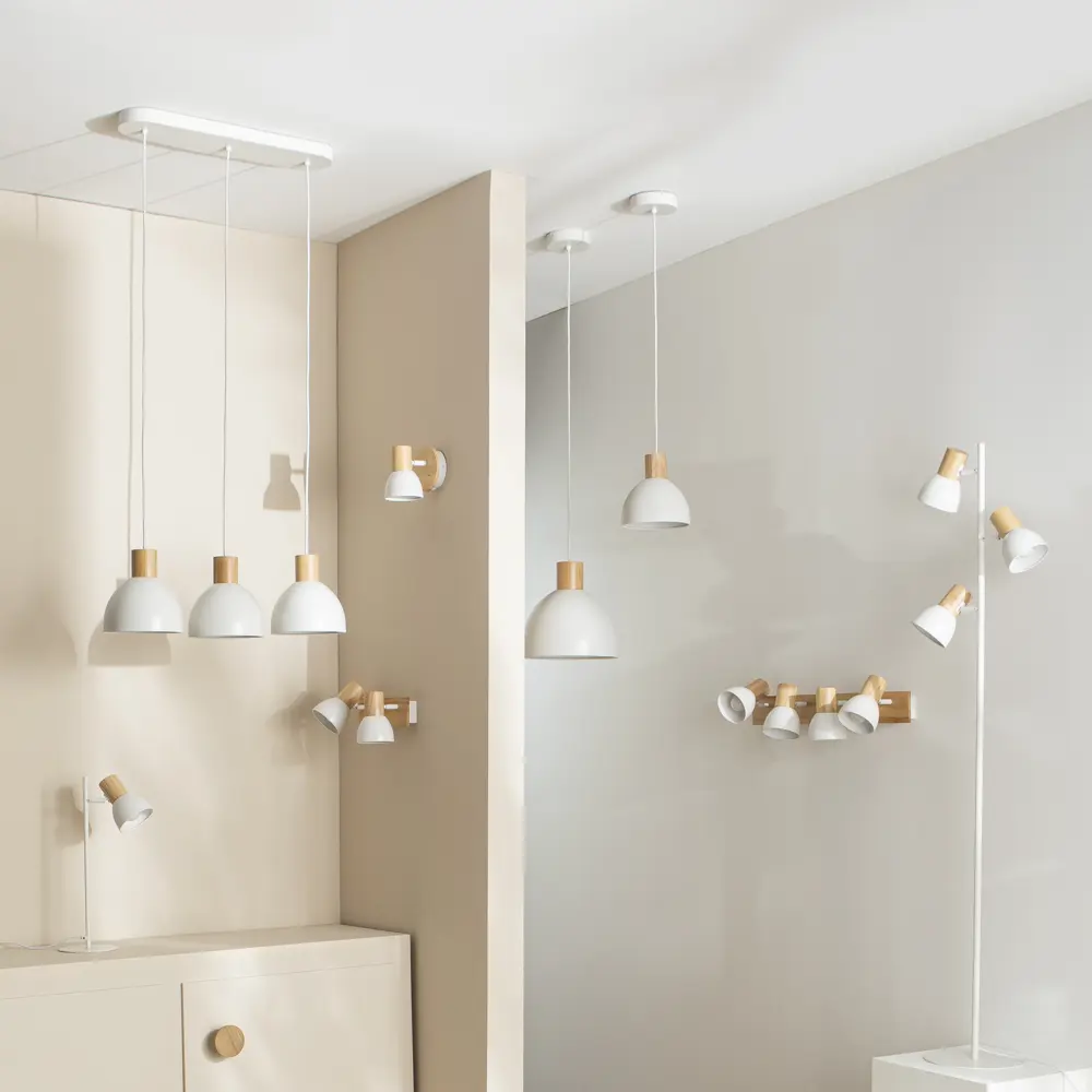 Настольная лампа INSPIRE Venosa с деревянными акцентами и регулируемым плафоном 82908108 STLM-0037799 - Вид №9