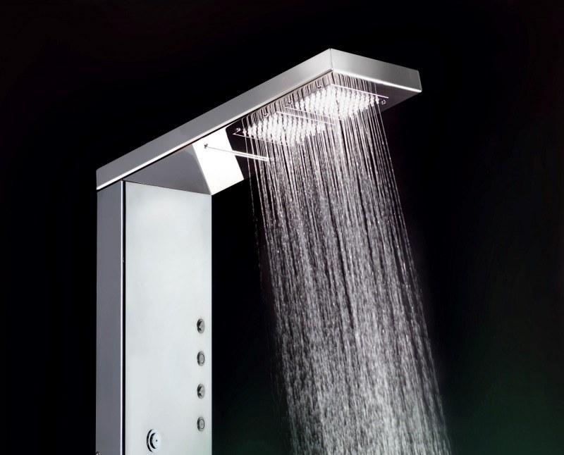 Ama Luxury Shower Настенная душевая стойка из нержавеющей стали с душевой лейкой  Cu6000l  - Вид №1
