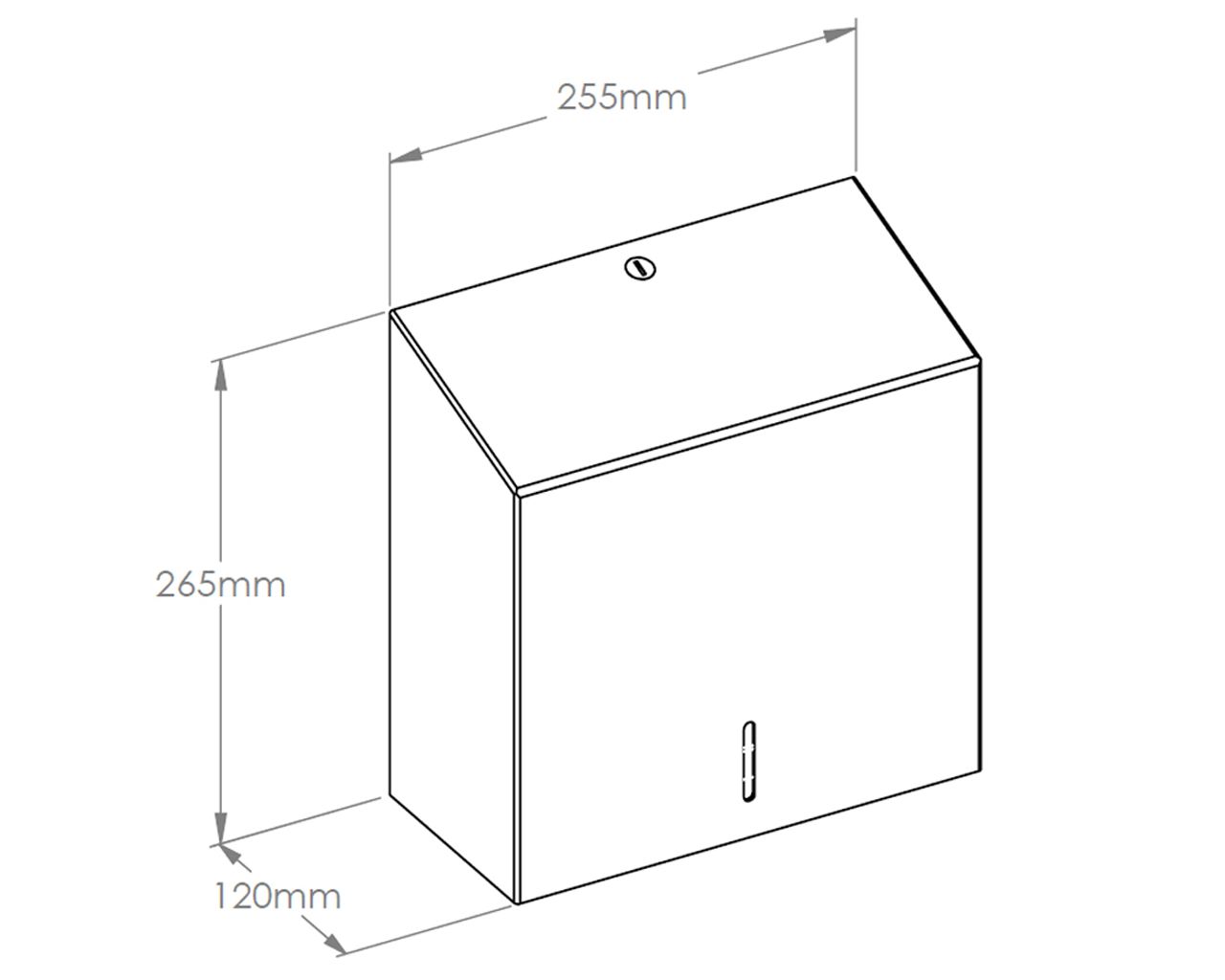 ADH101 Складной ящик для полотенец INOX DESIGN MAXI - HONEYCOMB Merida  - Вид №2