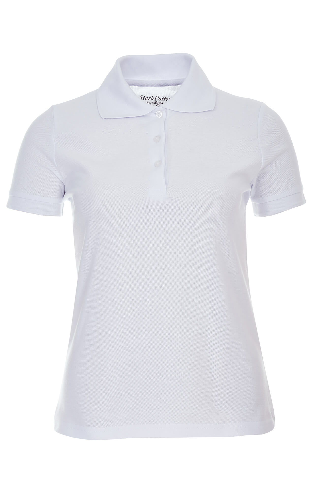 62162 Тенниска-поло женская белая LUXE  Одежда для салонов красоты  размер XXL  - Вид №1