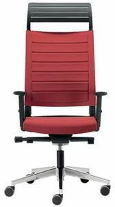 VAGHI Откидывающееся офисное кресло из ткани с подголовником Expo light Iqpk/ixsk