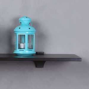 Деревянная полка с кронштейнами, комплект , 800x250x16 мм, дуб венге LJPS0297 Public Steel Россия