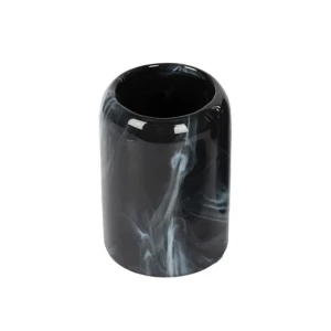 Керамический стакан для зубных щеток LEMER Cullieri черный глянцевый 89384934