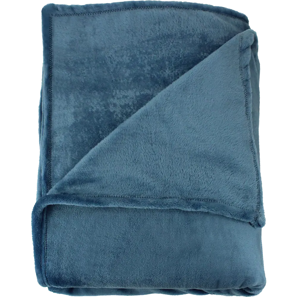 Плед Flamingo 200x220 см микрофибра цвет синий 82603095 STLM-2131741 INSPIRE - Вид №2