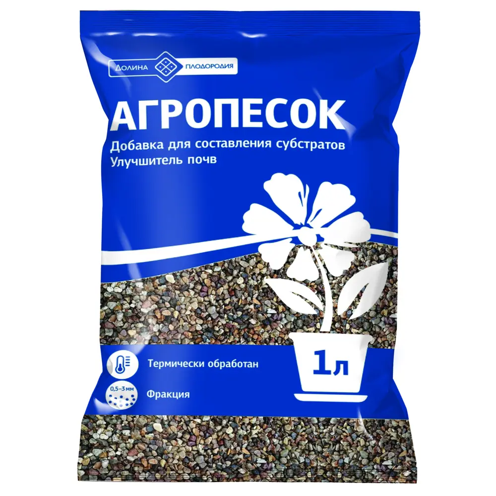 Почвенная добавка Долина плодородия Агропесок 1 л 89439261 STLM-2189351 Santreyd 