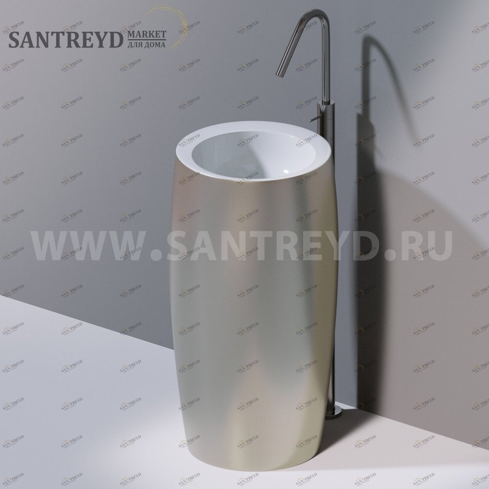 L100T0R0VT.351 Напольная раковина стоящая круглая A. e T. Italia SPOT AeT ITALIA TOTEM