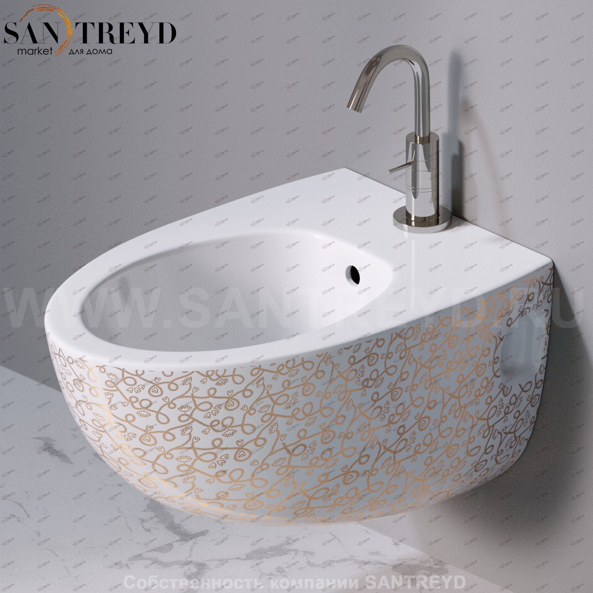 S512.400G Биде подвесное OVAL A. e T. Italia AeT ITALIA