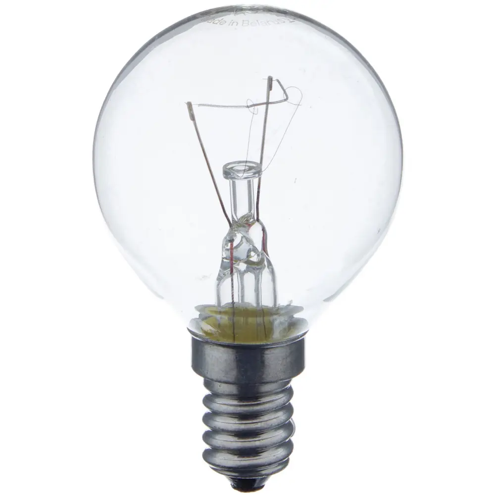 Лампа накаливания Osram шар E14 40 Вт прозрачная свет тёплый белый 12211913 STLM-2004896  - Вид №1