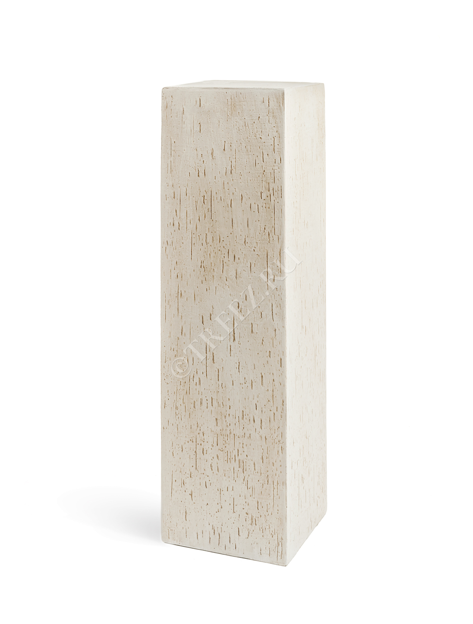 41.1016-0010-CRS-080 Кашпо  ERGO - серия Cork - Колонна - Белый песок Цветочная коллекция  - Вид №2