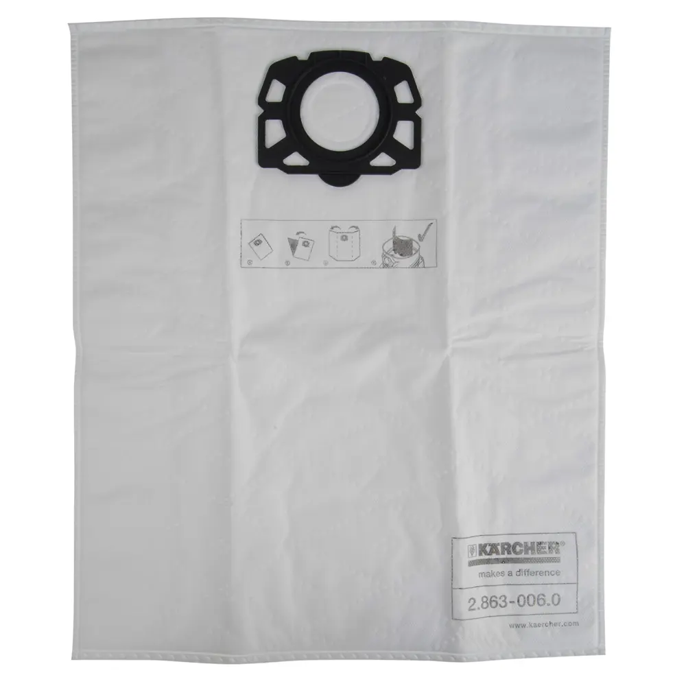 Мешки тканевые для пылесоса Karcher WD 4/5/6 30 л, 4 шт. 14584334 STLM-2129752 