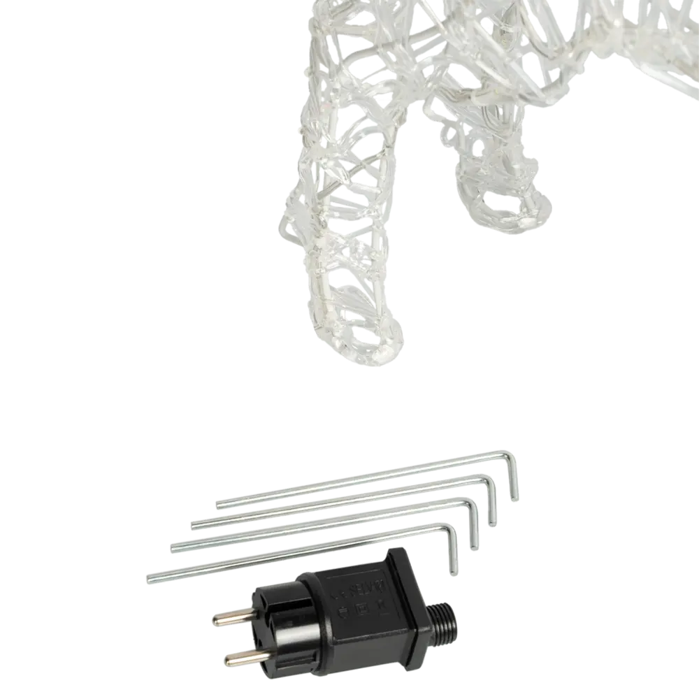 84905639 Фигура садовая светодиодная Christmas «Олень» h60 см свет теплый белый STLM-0966591 Santreyd  - Вид №4