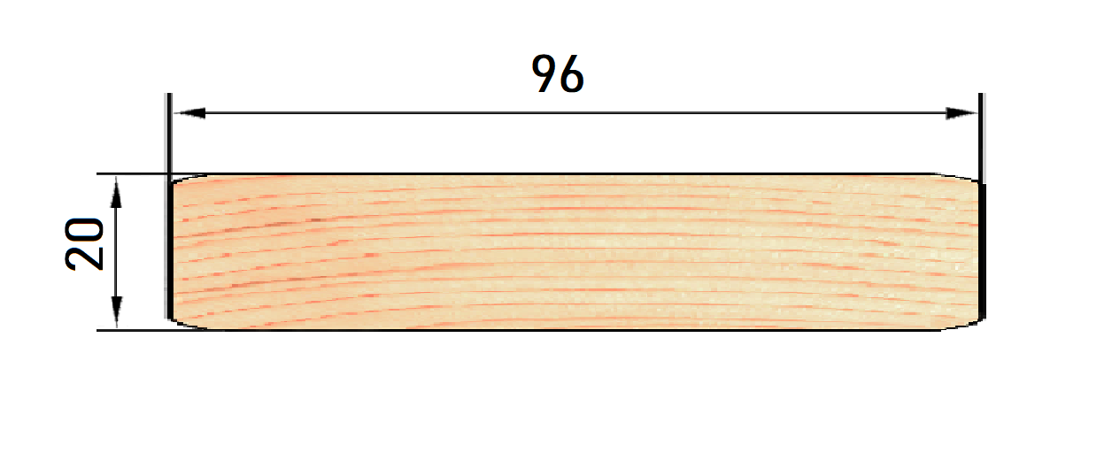 Santreyd Планкен прямой из массива хвои с фаской для фасадов и интерьера 83400583 STLM-0040837 - Вид №3