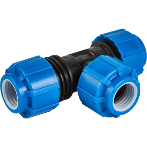 Тройник комбинированный ПОЛИТЭК для полиэтиленовых труб 25x1"x25 мм 82382663